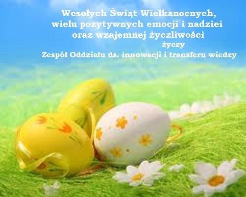 Zdjęcie przedstawiające życzenia wielkanocne 