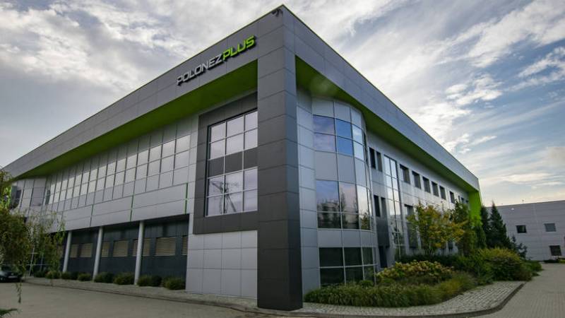 Zdjęcie przedstawiające budynek firmy Polonez Plus